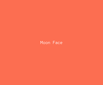 moon face meaning, definitions, synonyms